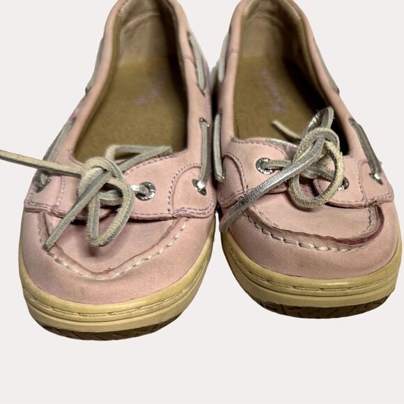 Sperry Top Sider Angel Fish Loafers Girls Shoes Sequin Plaid 4.5 bv - Picture 4 of 9